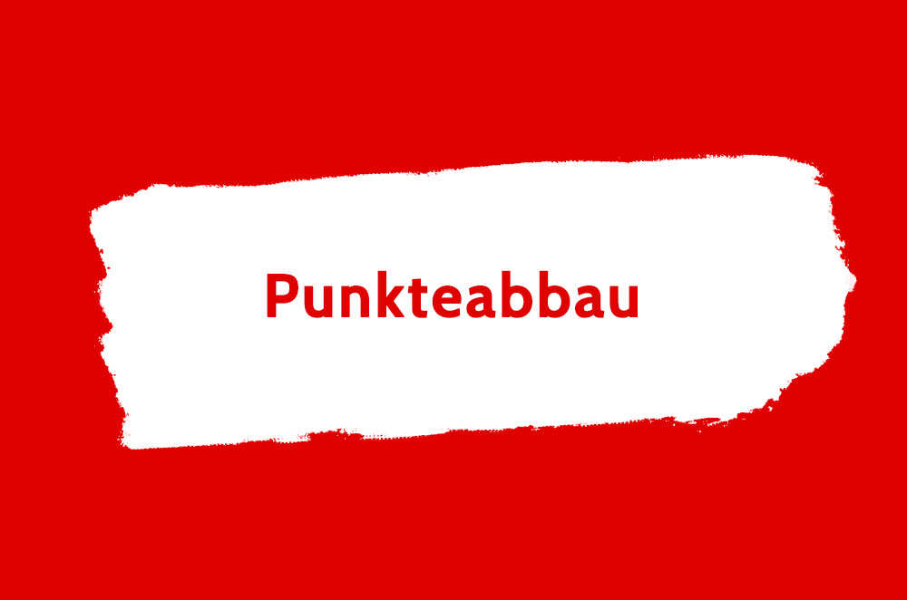 Punkteabbau